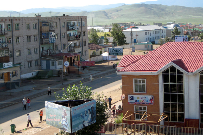 A view from the hotel room