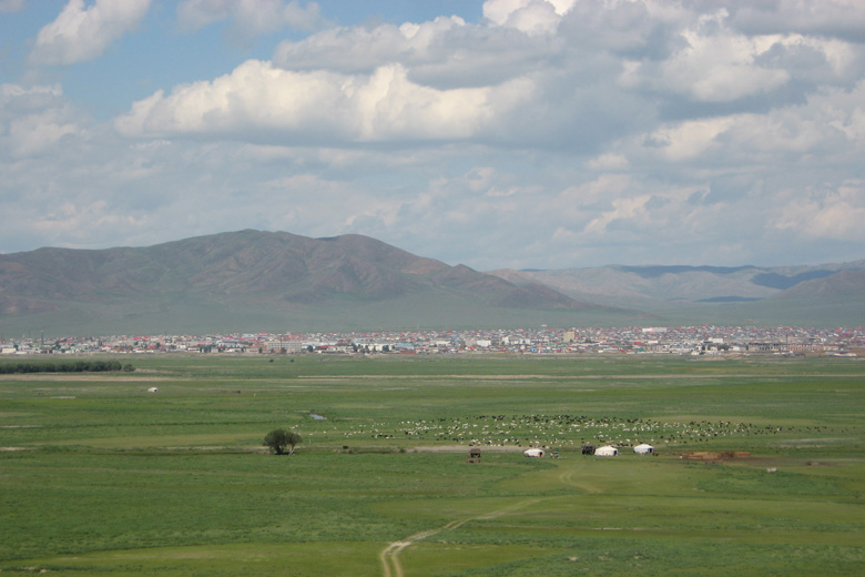 Mörön seen from the south