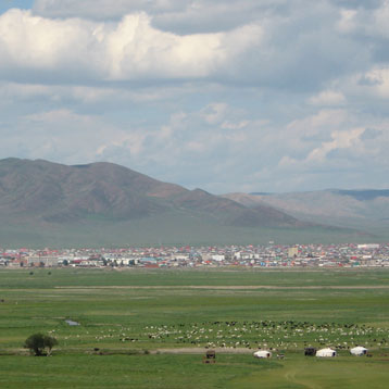 Mörön from the south