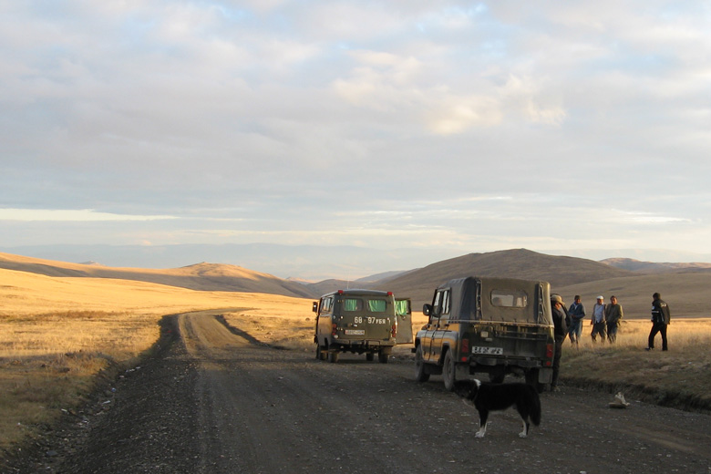 Short stop at Hujirtyn davaa, north of Mörön