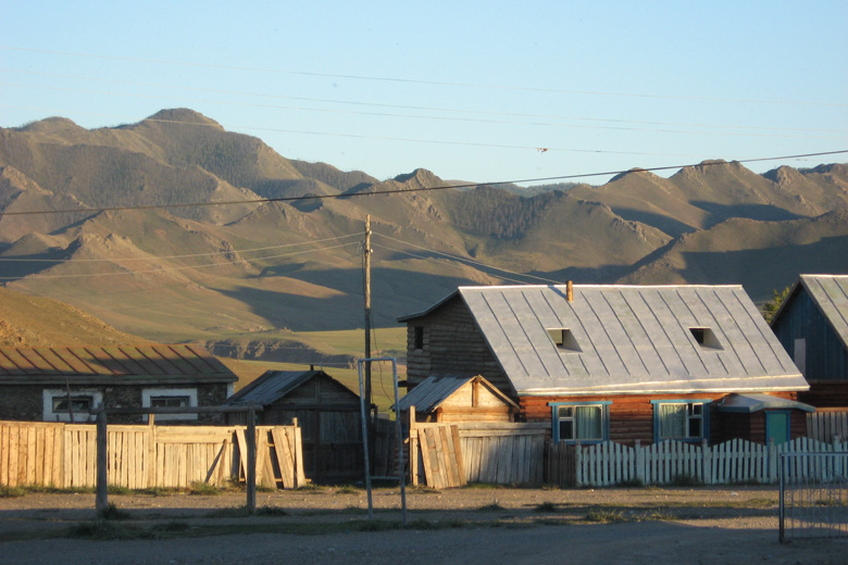 Tumurbulag, ein Somonzentrum südlich von Murun