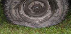 Flat tyre
