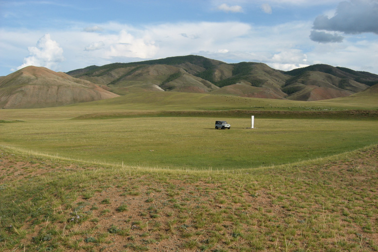 Remains of a fort near Bürentogtoh