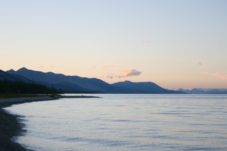 Mountains on the western shore of Hövsgöl nuur 