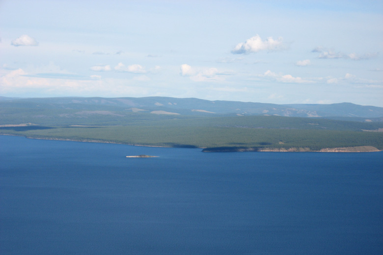 Hadan hui aral, die zweitgrößte Insel im Huvsgul nuur