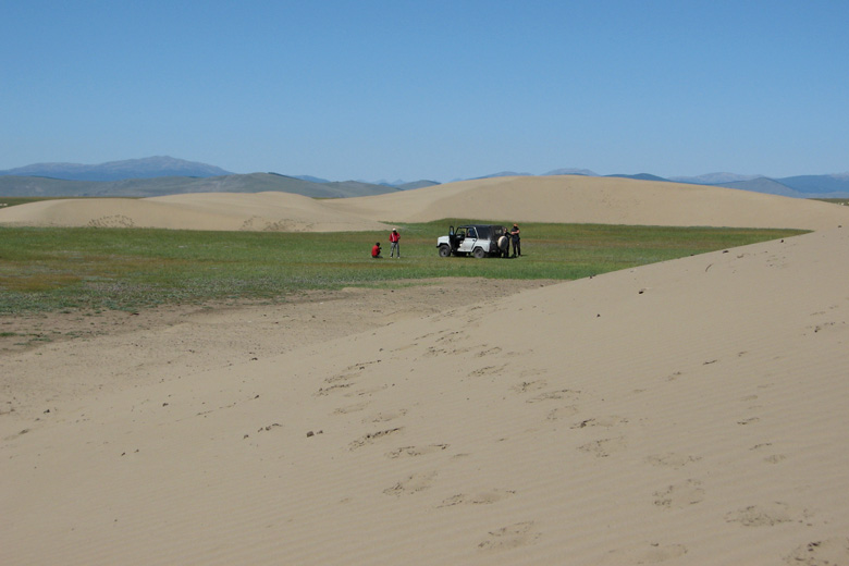 Sanddünen nördlich von Renchinlhumbe 